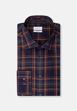 Regular Chemise d'affaires carreaux in Bleu Foncé |  Seidensticker Onlineshop
