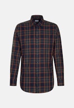 Regular Chemise d'affaires carreaux in Bleu Foncé |  Seidensticker Onlineshop