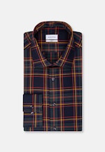 Slim Chemise d'affaires carreaux in Bleu Foncé |  Seidensticker Onlineshop
