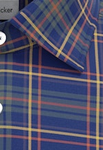 Shaped Chemise d'affaires carreaux in Bleu Foncé |  Seidensticker Onlineshop