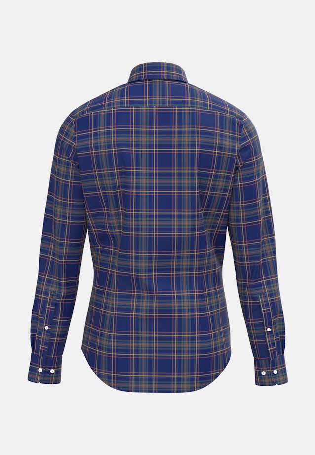 Shaped Chemise d'affaires carreaux in Bleu Foncé |  Seidensticker Onlineshop