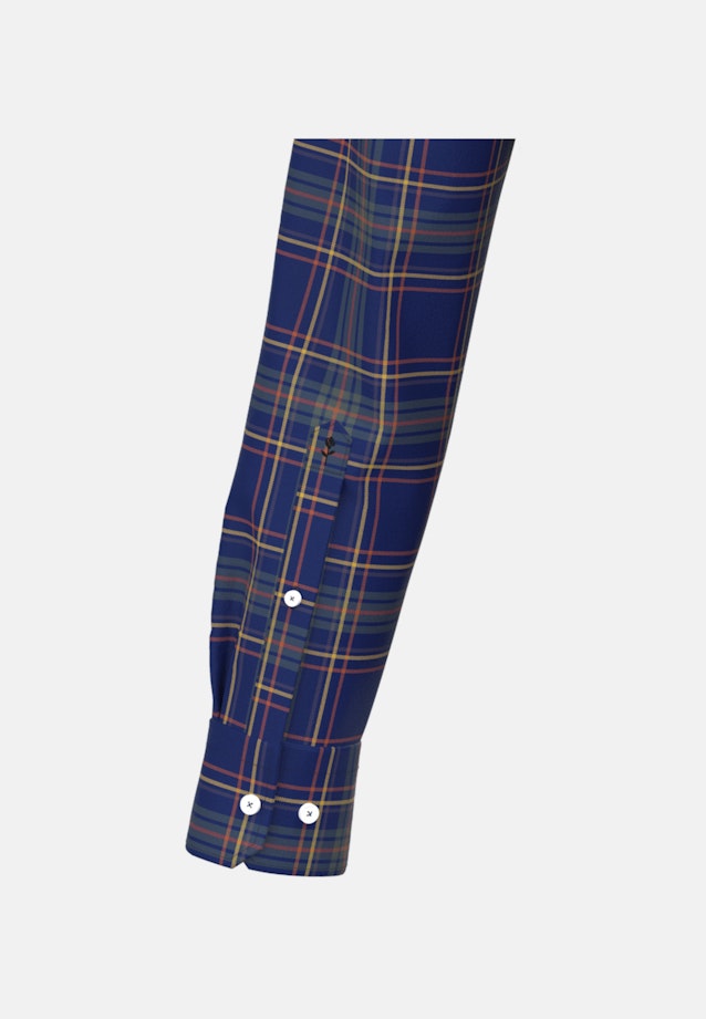 Shaped Chemise d'affaires carreaux in Bleu Foncé |  Seidensticker Onlineshop