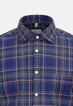 Shaped Chemise d'affaires carreaux in Bleu Foncé |  Seidensticker Onlineshop