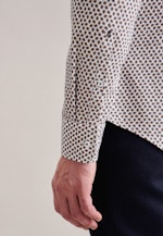 Slim Business shirt Print in Brown |  Seidensticker Onlineshop