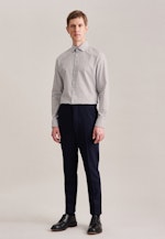 Twill Business Hemd in Slim mit Kentkragen in Braun |  Seidensticker Onlineshop