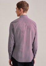 Slim Business Hemd Druck in Rot |  Seidensticker Onlineshop