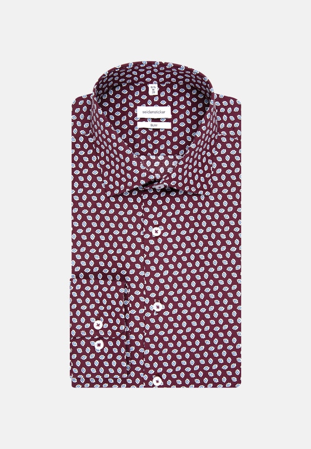 Business Shirt in Slim with Kent-Collar in Red |  Seidensticker Onlineshop