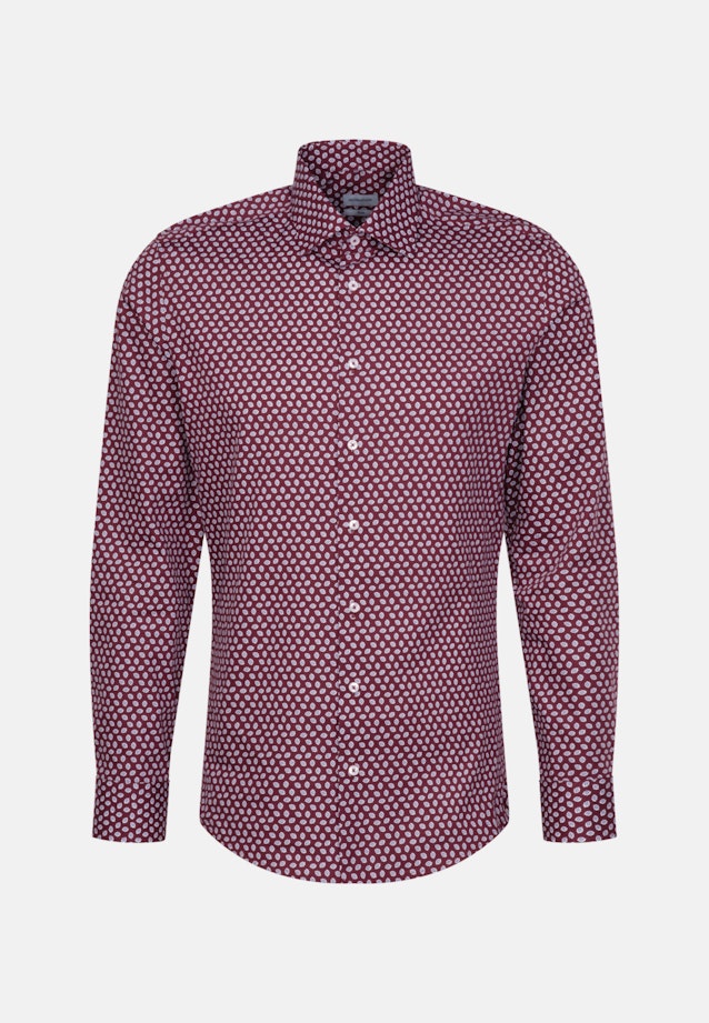 Business Shirt in Slim with Kent-Collar in Red |  Seidensticker Onlineshop