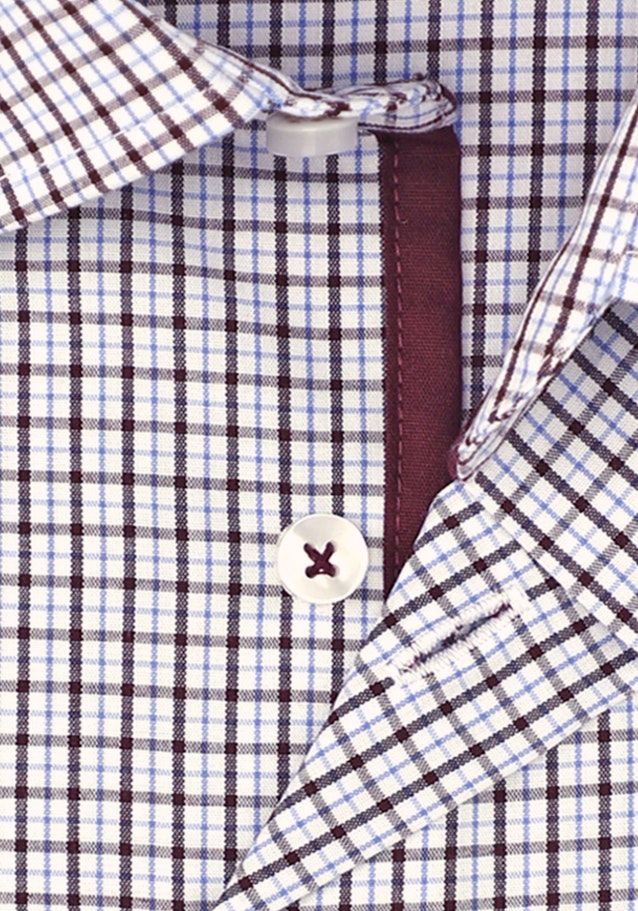 Non-iron Poplin Business Shirt in Shaped with Kent-Collar in Red |  Seidensticker Onlineshop