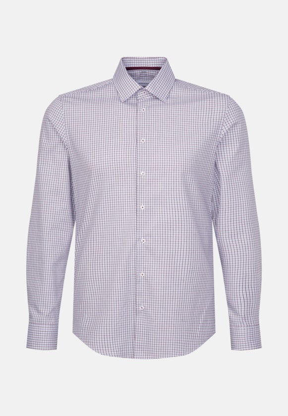 Shaped Business Hemd Karo in Rot |  Seidensticker Onlineshop