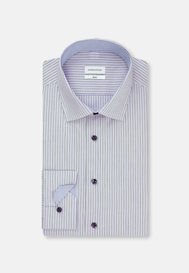 Shaped Business Hemd Streifen in Hellblau | Seidensticker Onlineshop