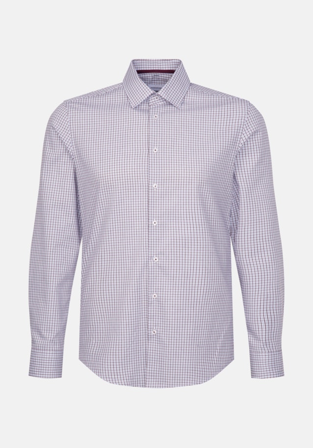 Non-iron Poplin Business Shirt in X-Slim with Kent-Collar in Red |  Seidensticker Onlineshop