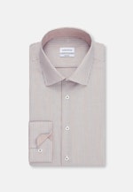 Shaped Business Hemd Karo in Braun |  Seidensticker Onlineshop