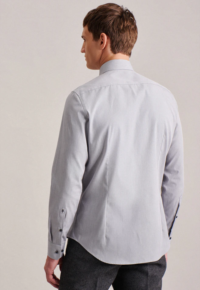 X-Slim Business Hemd Uni in Grau | Seidensticker Onlineshop