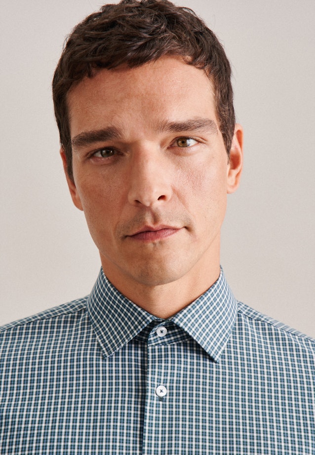 Slim Business shirt Check in Green |  Seidensticker Onlineshop
