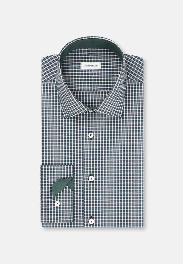 Slim Business shirt Check in Green |  Seidensticker Onlineshop