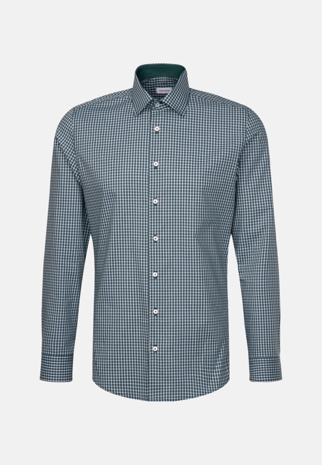 Slim Business shirt Check in Green |  Seidensticker Onlineshop