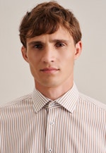 Comfort Chemise d'affaires rayures in Marron |  Seidensticker Onlineshop
