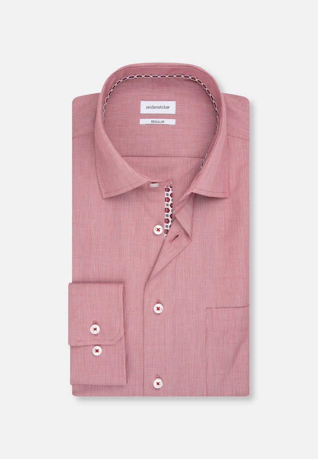 Regular Business Hemd Uni in Rot |  Seidensticker Onlineshop