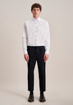 Regular Chemise d'affaires Uni in Blanc |  Seidensticker Onlineshop