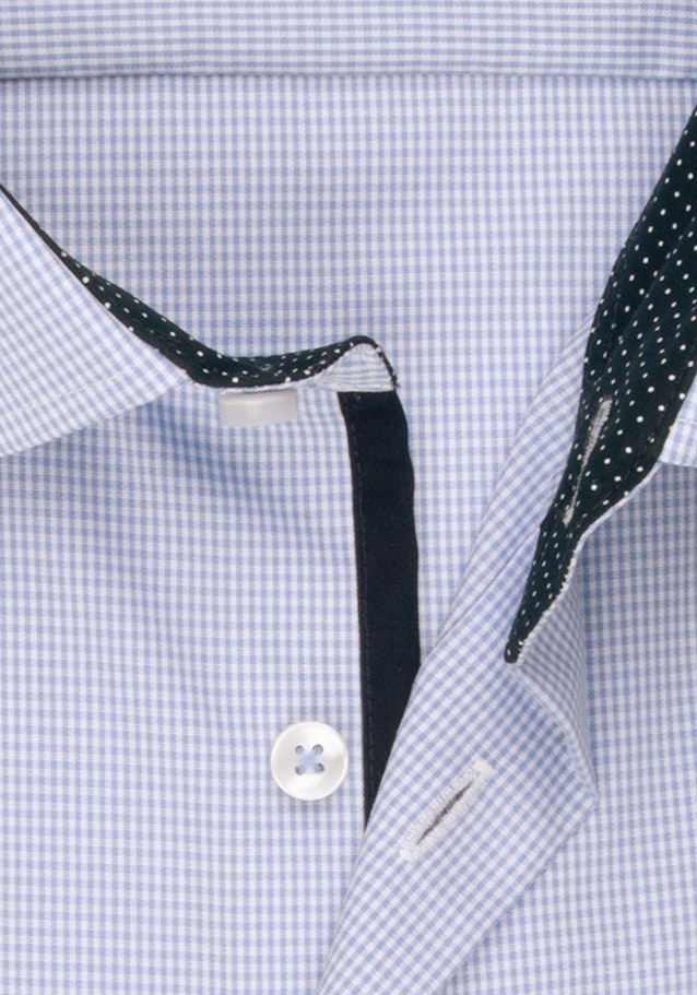 Slim Chemise Business Carreaux in Bleu Clair | Seidensticker Onlineshop