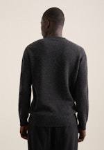 Pullover Encolure Ronde in Gris |  Seidensticker Onlineshop