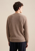 Crew Neck Pullover in Brown |  Seidensticker Onlineshop