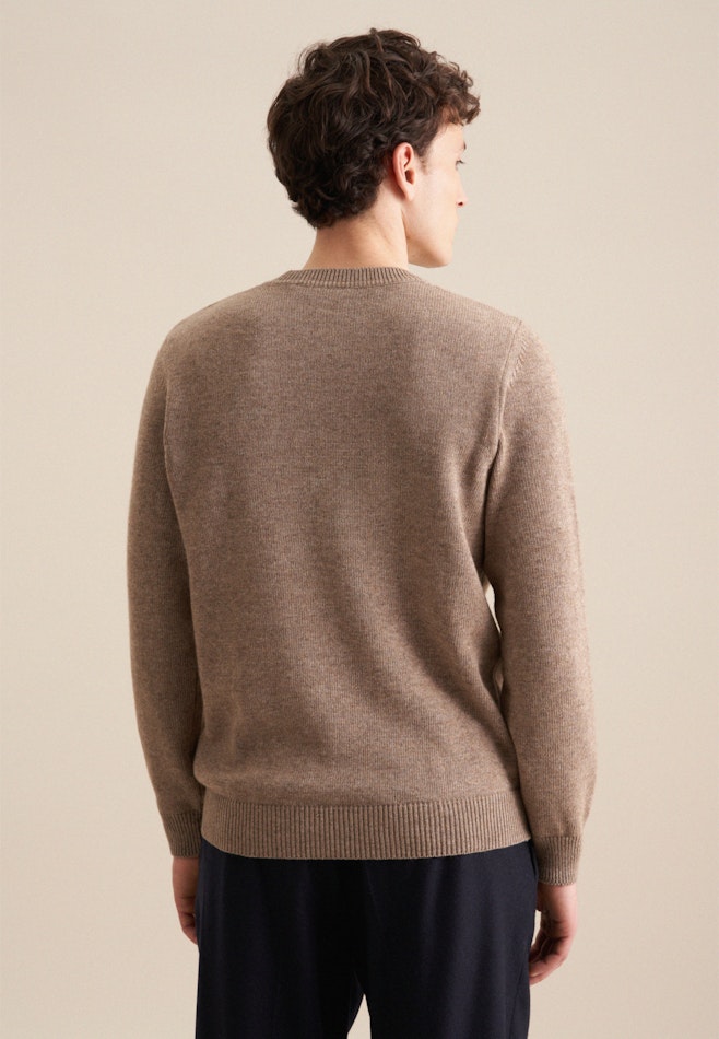 Crew Neck Pullover in Brown | Seidensticker online shop