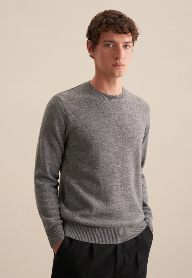 Pullover Encolure Ronde dans Gris | Boutique en ligne Seidensticker