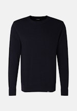 Crew Neck Pullover in Dark Blue |  Seidensticker Onlineshop