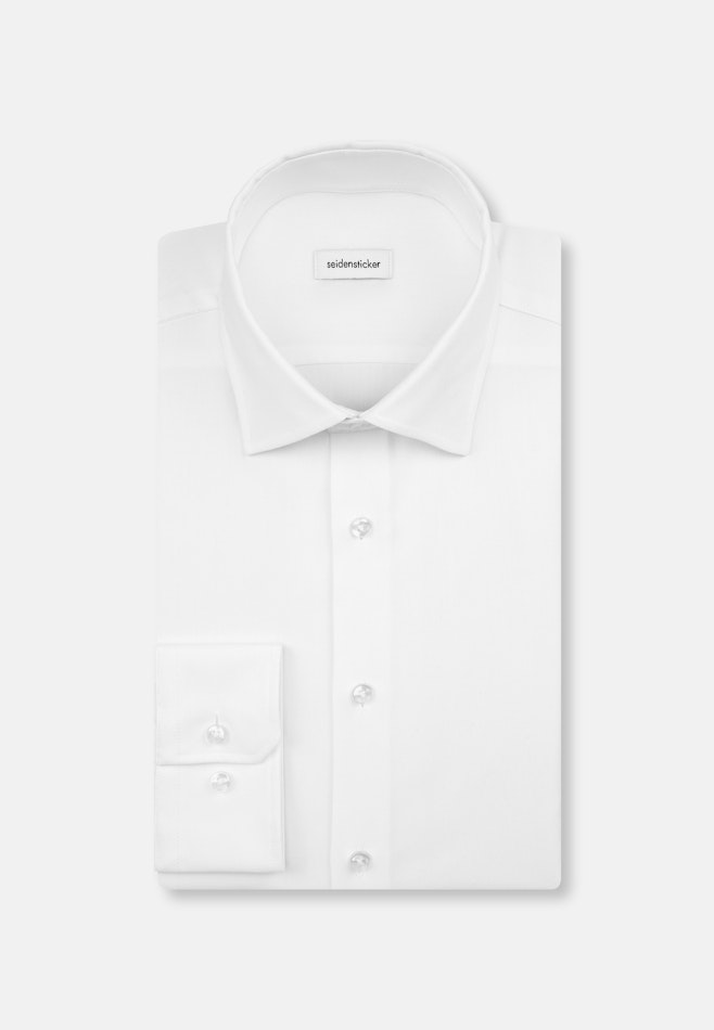 Slim Performance shirt Uni in White | Seidensticker online shop
