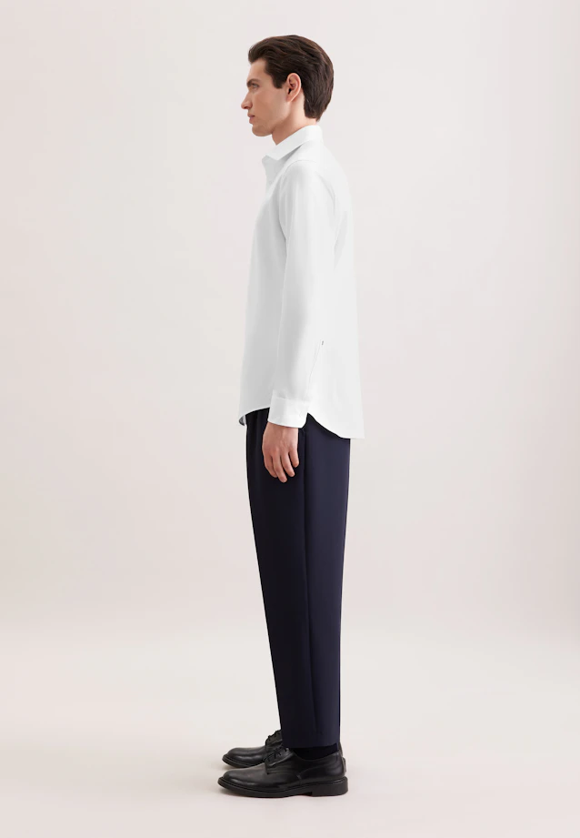 Slim Performance-Hemd Uni in Weiß |  Seidensticker Onlineshop