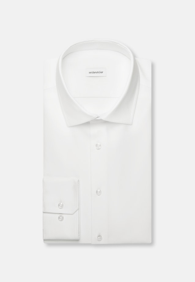 Slim Chemise Performance Uni in Blanc |  Seidensticker Onlineshop