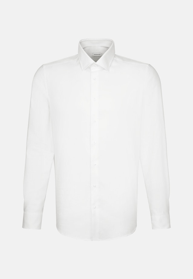 Slim Chemise Performance Uni in Blanc |  Seidensticker Onlineshop