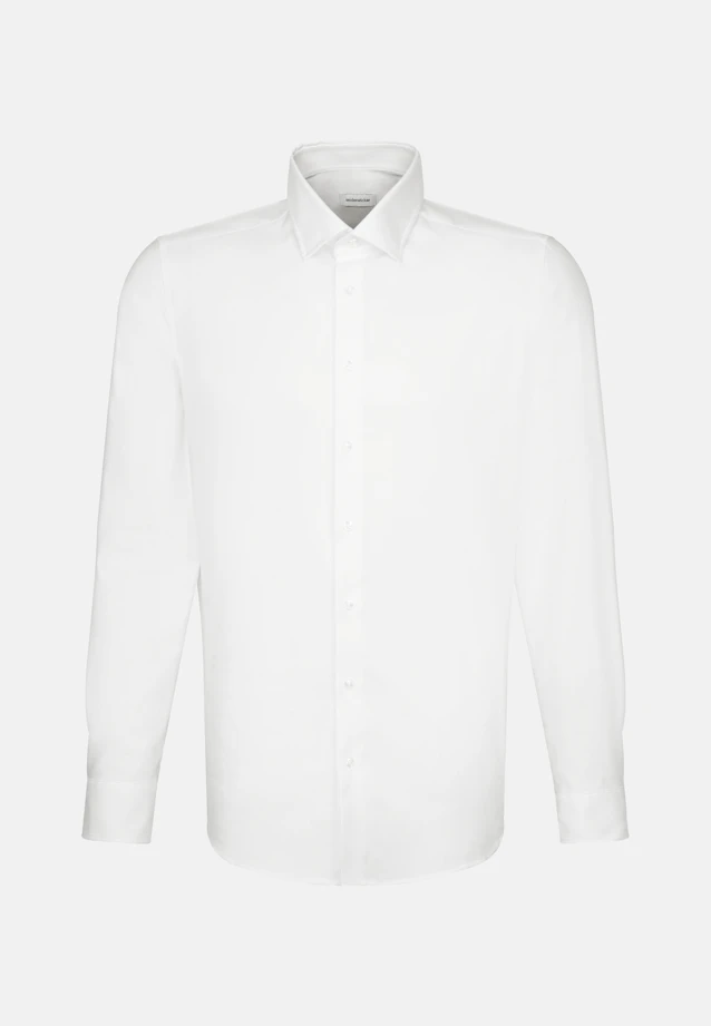 Slim Performance-Hemd Uni in Weiß |  Seidensticker Onlineshop