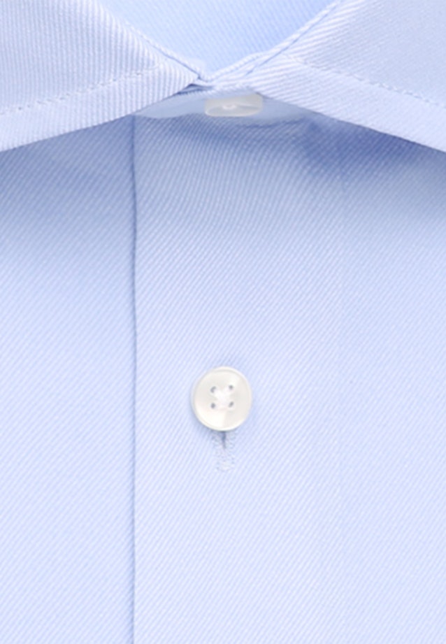 Slim Performance-Hemd Uni in Mittelblau |  Seidensticker Onlineshop