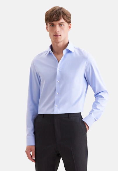 Slim Performance shirt Uni in Light Blue |  Seidensticker Onlineshop