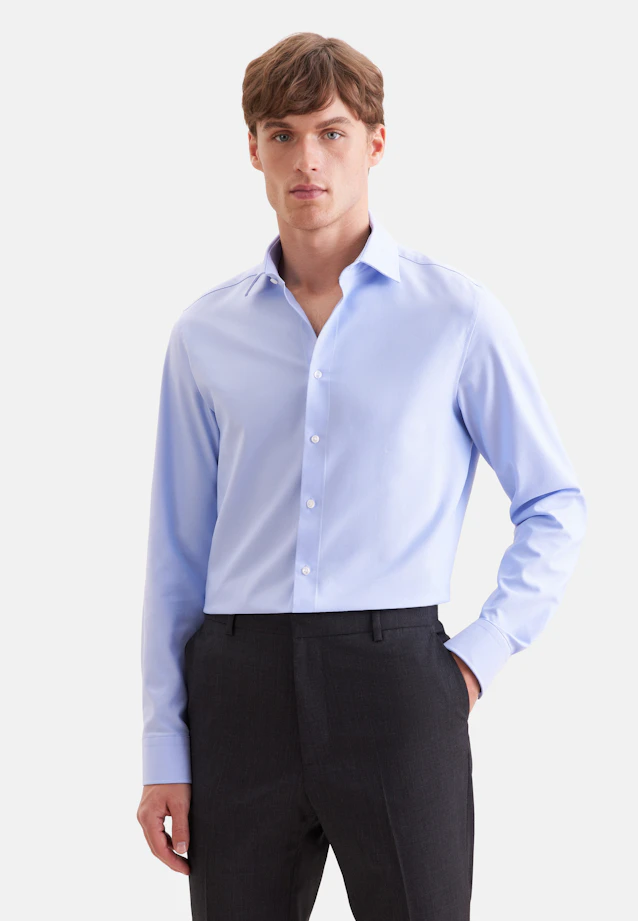 Slim Performance shirt Uni in Light Blue |  Seidensticker Onlineshop