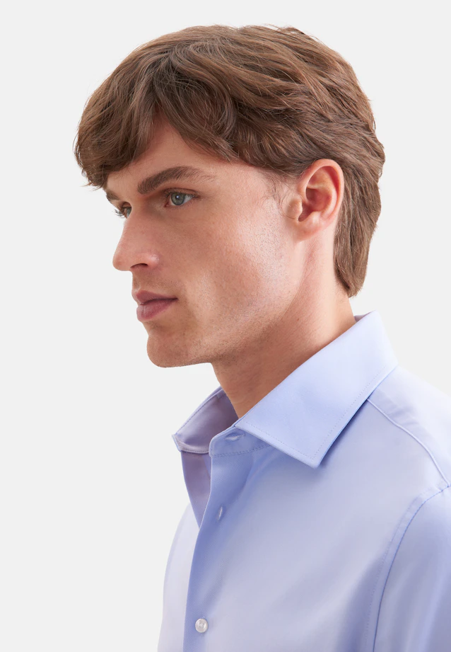 Slim Performance shirt Uni in Light Blue |  Seidensticker Onlineshop