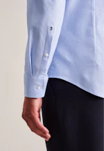 Slim Chemise Performance Uni in Bleu Moyen |  Seidensticker Onlineshop
