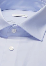 Slim Chemise Performance Uni in Bleu Moyen |  Seidensticker Onlineshop