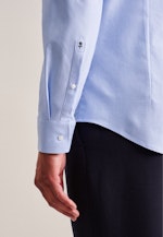 Chemise performance Slim Twill (sergé) Col Kent in Bleu Clair |  Seidensticker Onlineshop