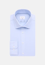 Chemise performance Slim Twill (sergé) Col Kent in Bleu Clair |  Seidensticker Onlineshop