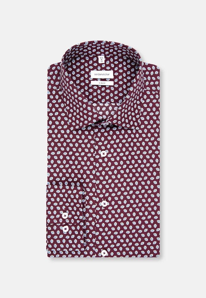 X-Slim Business Hemd Druck in Rot | Seidensticker Onlineshop