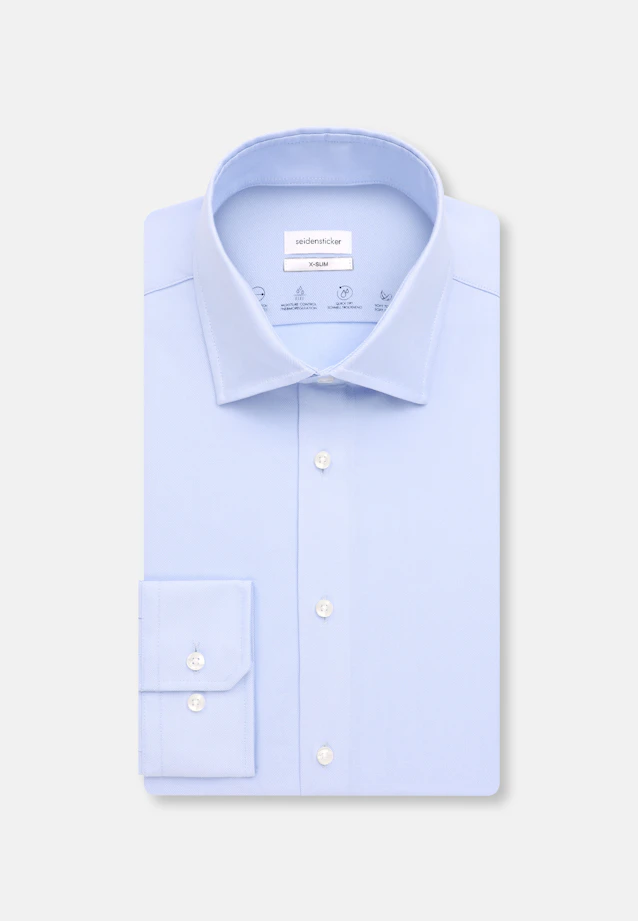X-Slim Performance shirt Uni in Light Blue |  Seidensticker Onlineshop