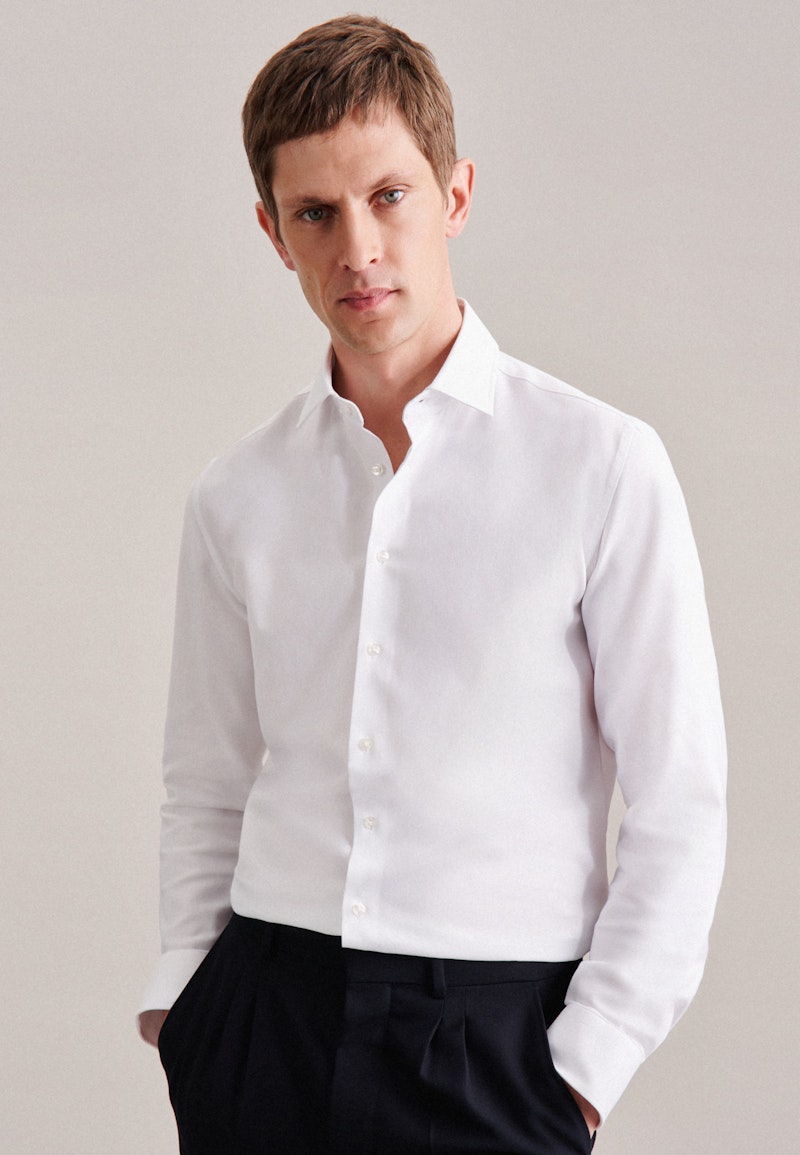 Chemise performance X-Slim Twill (sergé) Col Kent