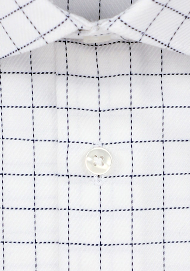 Non-iron Twill Business Shirt in Slim with Kent-Collar in Medium Blue |  Seidensticker Onlineshop