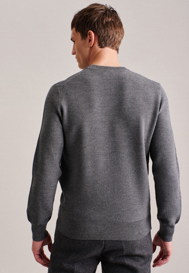 Crew Neck Pullover in Grey | Seidensticker online shop