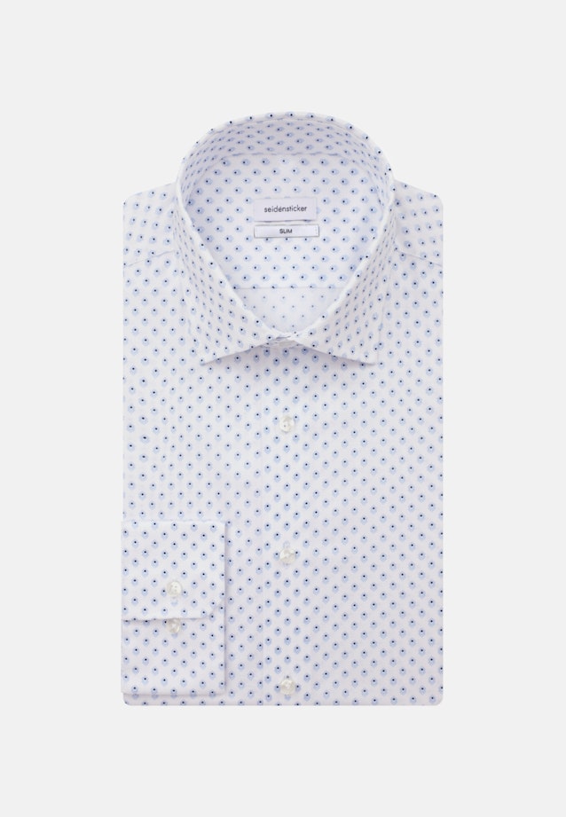 Chemise performance X-Slim Twill (sergé) Col Kent in Bleu Clair |  Seidensticker Onlineshop