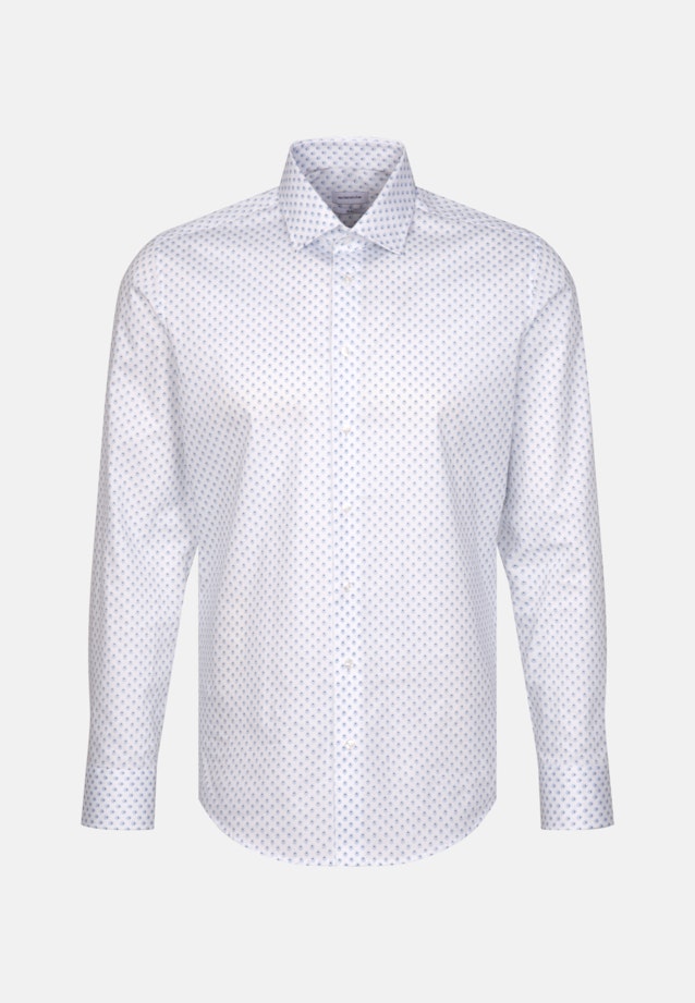 Chemise performance X-Slim Twill (sergé) Col Kent in Bleu Clair |  Seidensticker Onlineshop